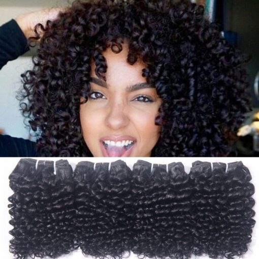 Tight Curly Natural Color Human Hair