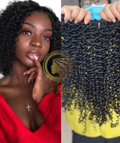 Kinky Curly Natural Color Human Hair