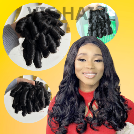 Bouncy Funmi Curly Human Hair